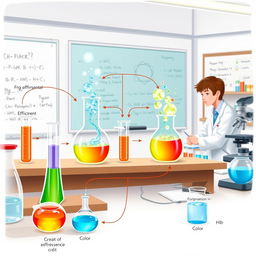 A detailed diagram illustrating a scientific experiment