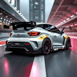 An exhilarating vision of the next generation Renault 5 turbo cars, set in a futuristic environment