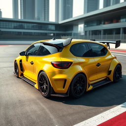 An exhilarating vision of the next generation Renault 5 turbo cars, set in a futuristic environment