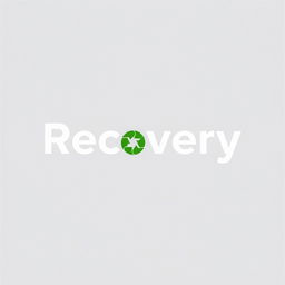 A modern logo design featuring the word "Recovery," with the letters 'eco' clearly highlighted in a vibrant color to emphasize its eco-friendly message