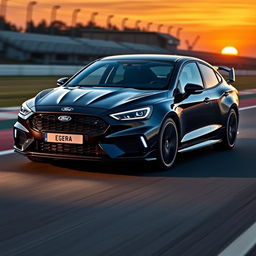 The next generation Ford Sierra XR4i, designed with a blend of classic and futuristic elements