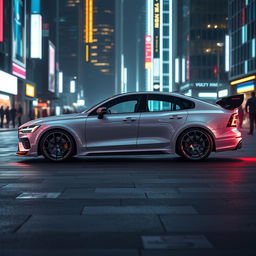 The next generation Volvo 850R, reimagined for the future, featuring stunning 20-inch TWR rims that enhance its aggressive stance