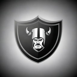 A high-quality digital art piece featuring the Oakland Raiders logo prominently