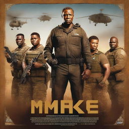 A high-quality digital art image depicting a movie poster titled 'Mike'