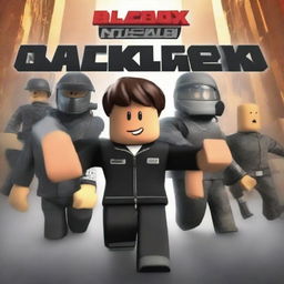 A high-quality digital art image of a movie poster for the Roblox game 'Blackhawk Rescue Mission 5'