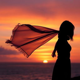 A captivating TikTok profile image that embodies the essence of the username 'Silent Lover'