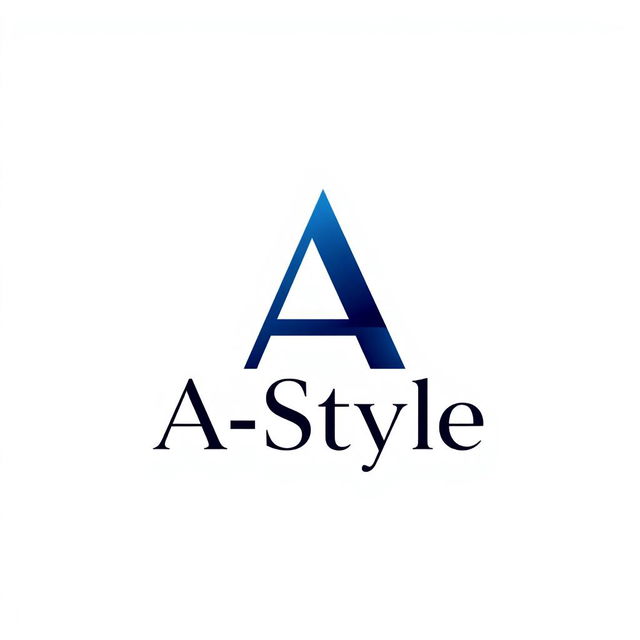 A modern and elegant logo redesign for the brand A-Style, incorporating sleek lines and a sophisticated font