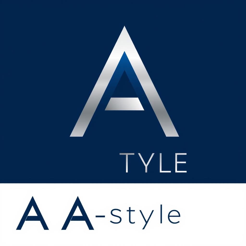 A modern and elegant logo redesign for the brand A-Style, incorporating sleek lines and a sophisticated font