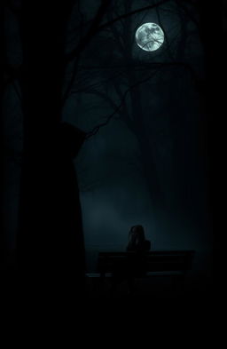 A moody, atmospheric scene capturing the essence of dark romance and suspense