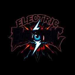 Logo design for a hard rock band named 'Electric Eye'