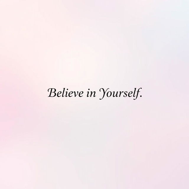 A minimalist laptop wallpaper featuring an inspirational quote in elegant typography