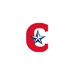 A high-contrast logo featuring a minimalist letter 'C' inspired by Major League Baseball (MLB) design aesthetics