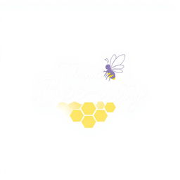 A stylish and modern logo for a beauty store named 'True Bee-uty'