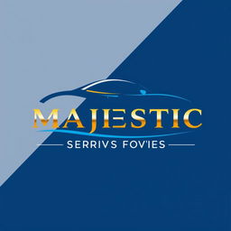 A professional and timeless logo design for "MAJESTIC SERVICES PROVIDER" with the tagline "Carwash Service"