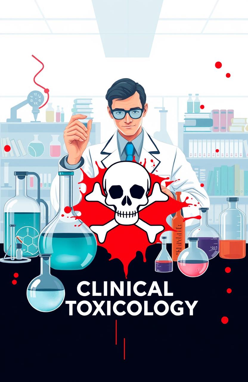 A visually striking illustration representing the field of clinical toxicology