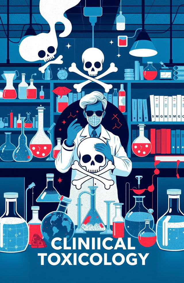 A visually striking illustration representing the field of clinical toxicology