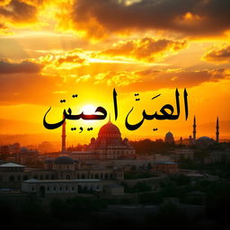A visually striking digital artwork featuring the phrase "شرفاء سوريا" (meaning "Honorables of Syria") in bold, artistic calligraphy