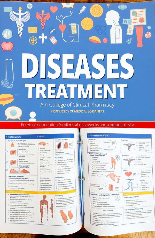 A comprehensive medical book on diseases and treatments, expertly designed for CCP (College of Clinical Pharmacy) students