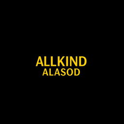 The name 'ALKINDI ALASOD' elegantly displayed in a professional, beautiful font