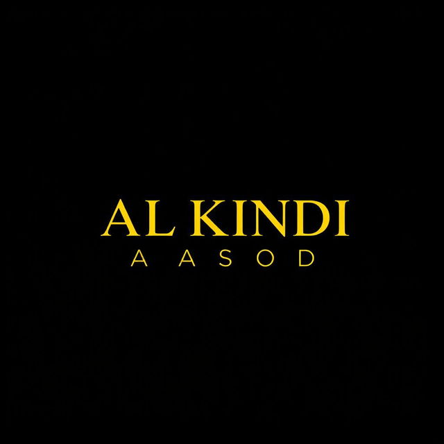 The name 'ALKINDI ALASOD' correctly spelled and displayed in a professional, beautiful font