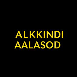 The name 'ALKINDI ALASOD' correctly spelled and displayed in a professional, beautiful font