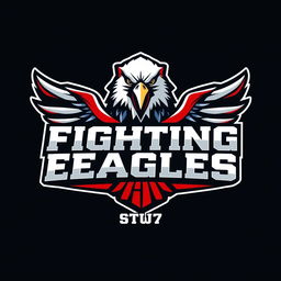 A striking logo design featuring an eagle emblem representing power and determination