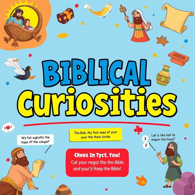 A vibrant and engaging presentation about biblical curiosities aimed at a youth audience