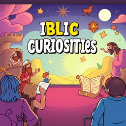 A vibrant and engaging presentation about biblical curiosities aimed at a youth audience