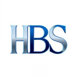 An elegant and modern logo prominently featuring the uppercase letters 'HBS'