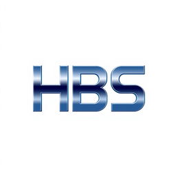 An elegant and modern logo prominently featuring the uppercase letters 'HBS'