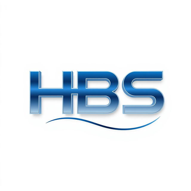 An elegant and modern logo prominently featuring the uppercase letters 'HBS'