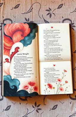 A beautifully designed poetry collection anthology, featuring a variety of contemporary poems that delve into themes of grief, loss, and breakups