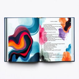 A striking poetry collection anthology, featuring contemporary poems that explore themes of grief, loss, and breakups, showcasing the multitude and complexity of feelings