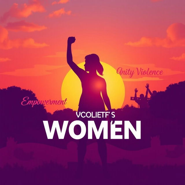 A powerful and evocative image symbolizing the movement to stop violence against women