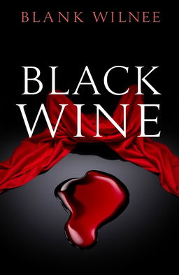 A book cover for 'Black Wine', featuring the title in bold Arial font