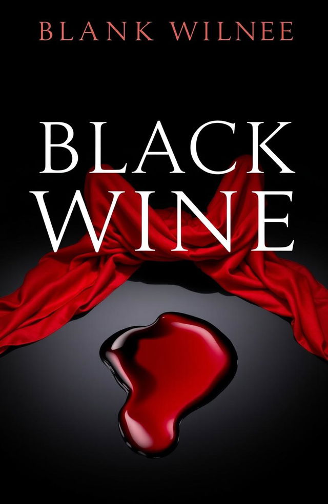 A book cover for 'Black Wine', featuring the title in bold Arial font