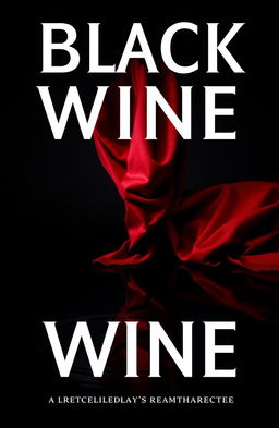 A book cover for 'Black Wine', featuring the title in bold Arial font