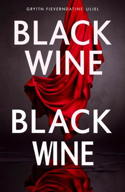 A book cover for 'Black Wine', featuring the title in bold Arial font