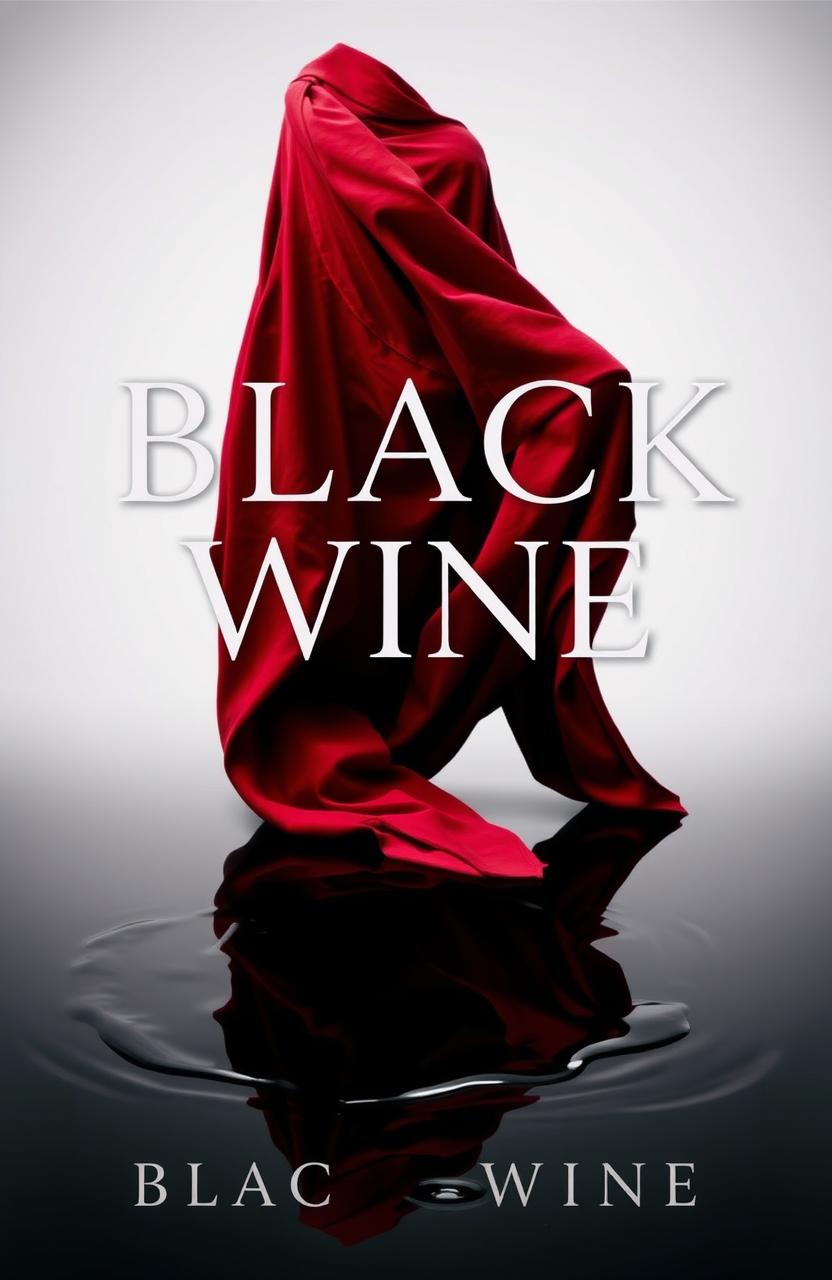 A book cover for 'Black Wine', featuring the title in bold Arial font