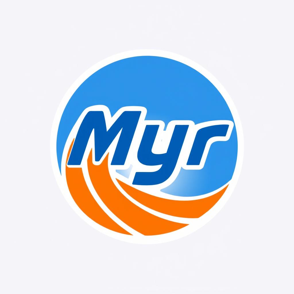 Logo design for a courier company named 'Myr Mensajeria'