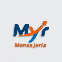 Logo design for a courier company named 'Myr Mensajeria'