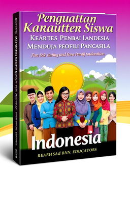 A book cover design for the title 'Penguatan Karakter Siswa Menuju Profil Pemuda Pancasila'