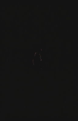 A dramatic image featuring a dark background, with the striking silhouettes of a man's and a woman's faces almost kissing