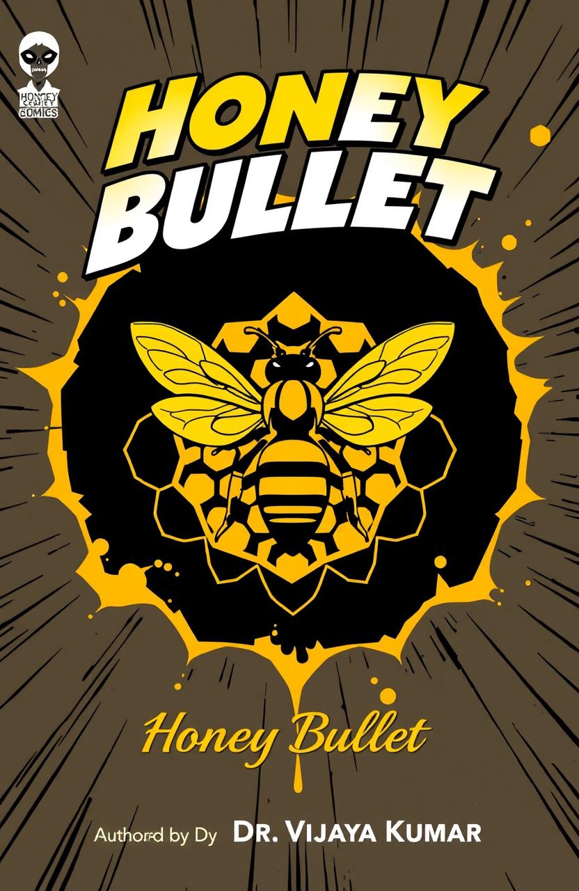 A comic book cover titled 'Honey Bullet'