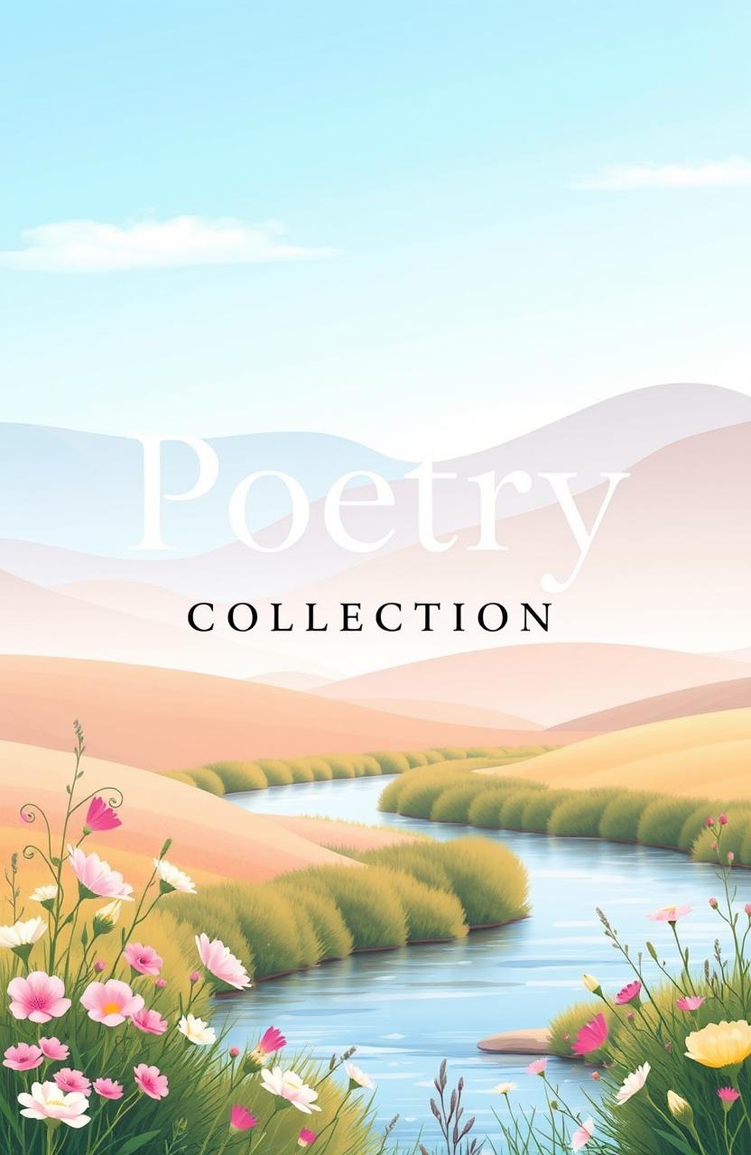 A visually pleasing cover design for a poetry collection aimed at high school students