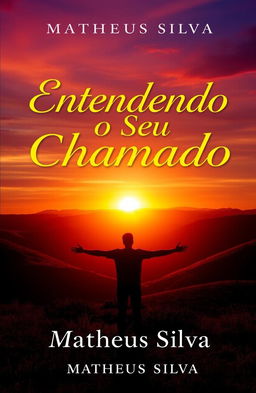 A captivating book cover titled 'Entendendo o Seu Chamado' by Matheus Silva