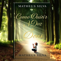 A beautifully designed book cover titled 'Como Ouvir a Voz de Deus' by Matheus Silva