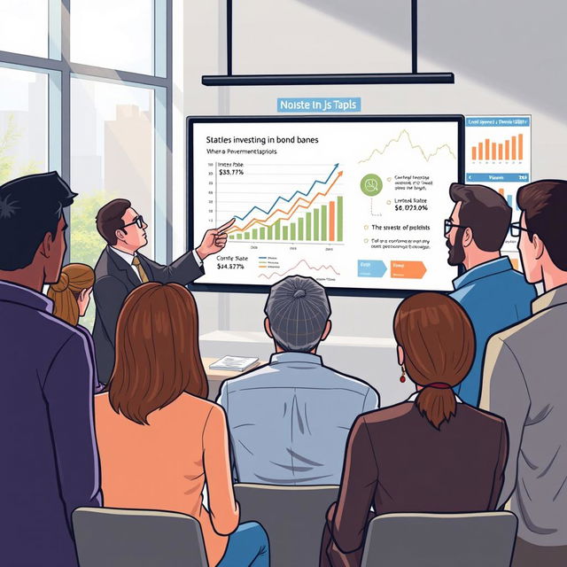 An informative illustration depicting when investing in bonds is suitable