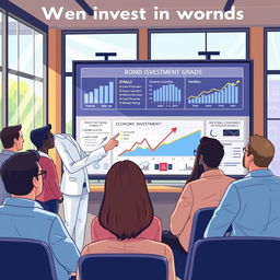 An informative illustration depicting when investing in bonds is suitable