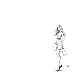A sophisticated background for Nicole's Apparel featuring a crisp, plain white backdrop that highlights the essence of elegance in fashion